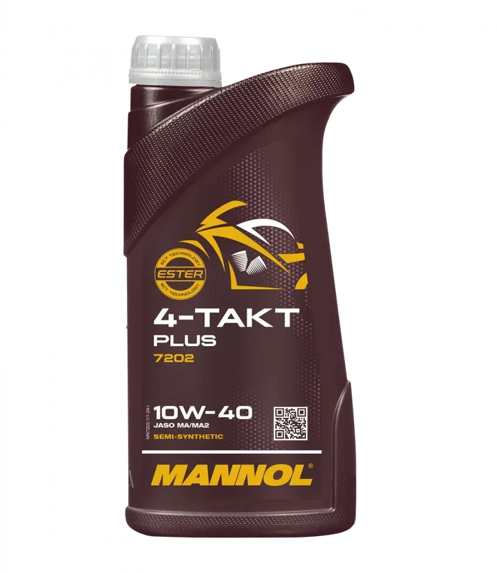 mannol 7202 10w 40 engine oil 4 takt plus sae 10w 40 api sl semi synthetic 1l
