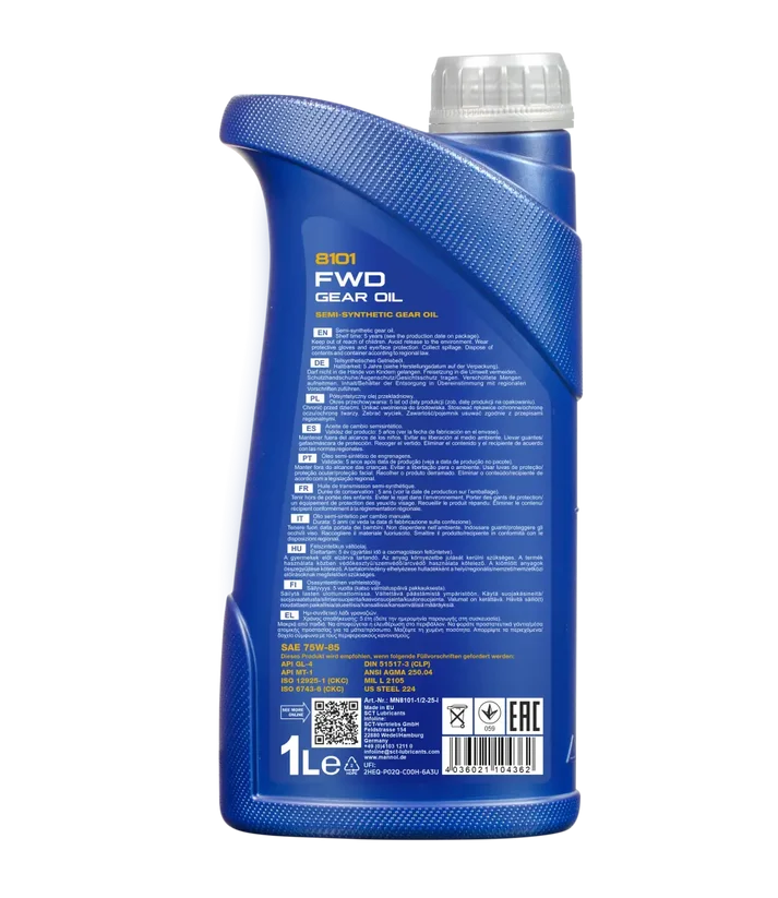 mannol 8101 fwd 75w 85 gl 4 semi synthetic gear oil mannol 8101 fwd 75w 85 gl 4 semi synthetic gear oil