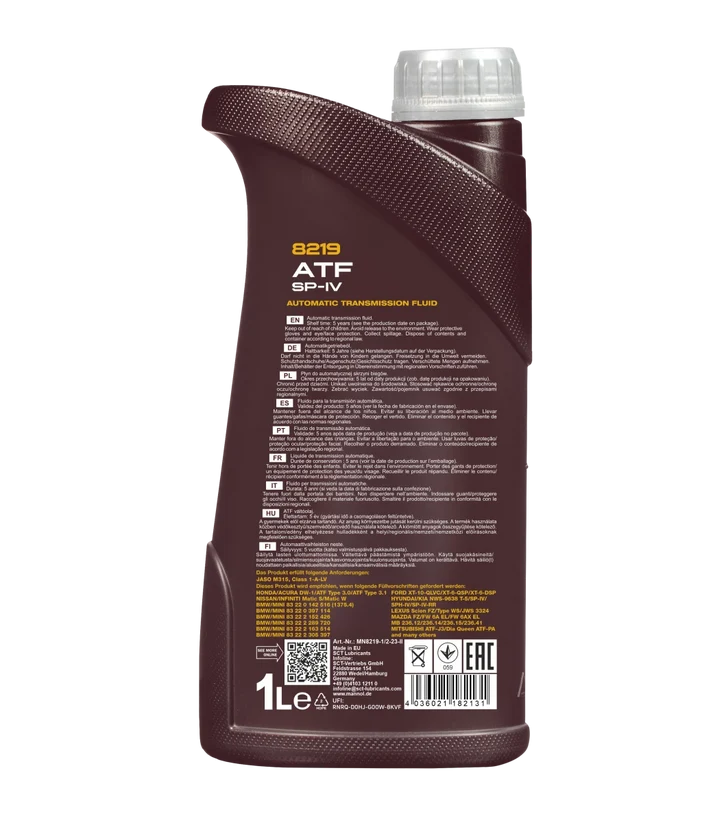 mannol 8219 atf sp iv hyundai kia 6 speed mannol 8219 atf sp iv hyundai kia 6 speed